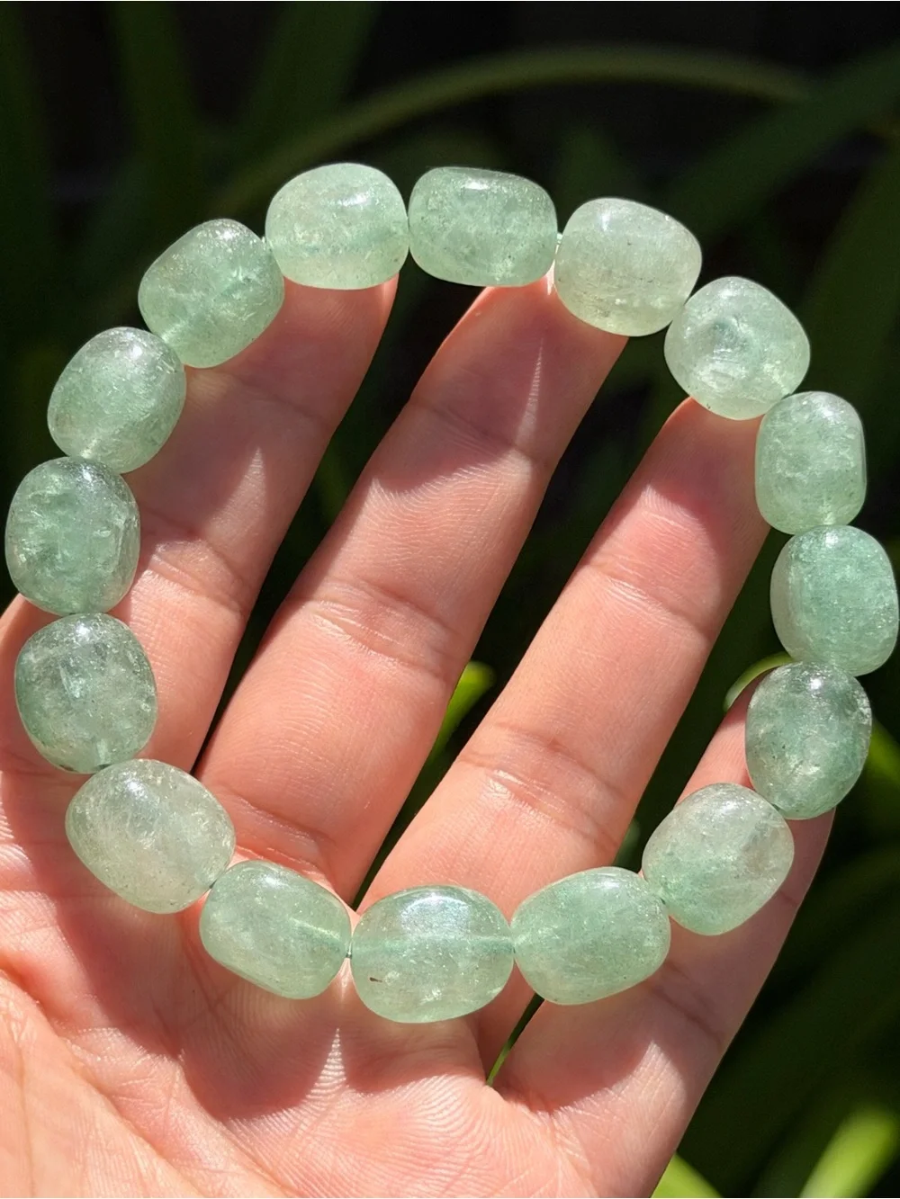 12mm green aventurine crystal gemstone bracelet 2231